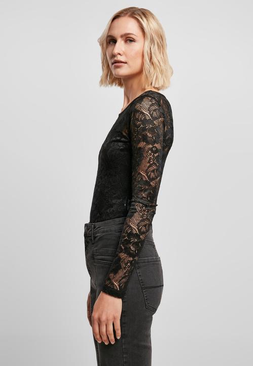 Actual product image Urban Classics Ladies Lace Longsleeve Body (XXL)