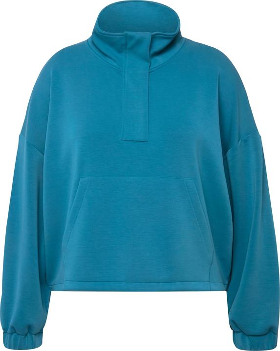 Immagine prodotto Ulla Popken Felpa dal taglio oversize con collo alto e maniche lunghe (50, 52)