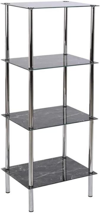 DKD Home Decor Bathroom Shelves Crystal Steel (40 x 30 x 105 cm) (40 x 30 x 105 cm)