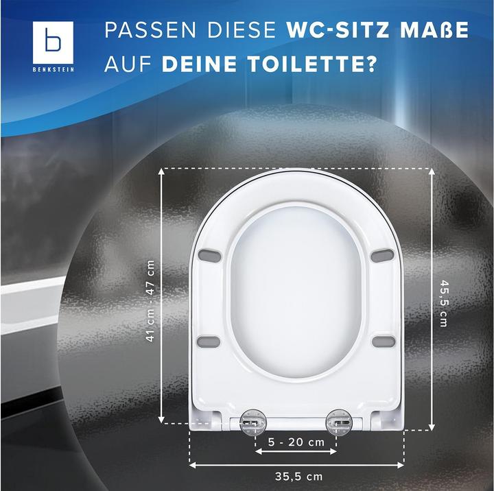 Produktbild Benkstein Toilettensitz D-Form