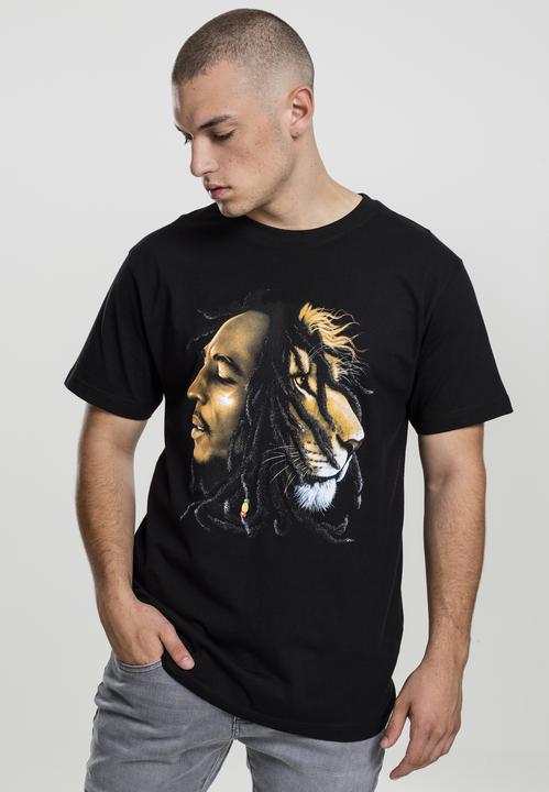 Produktbild Mister Tee Bob Marley Lion Face Tee (S)