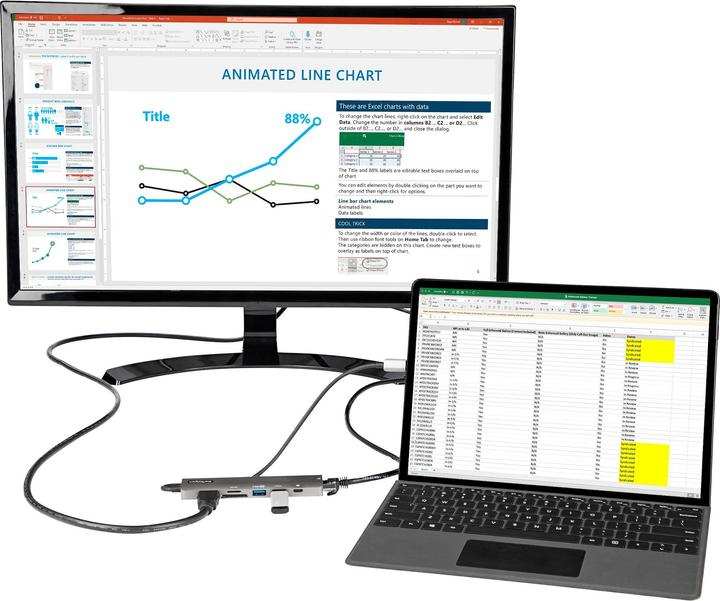 Produktbild StarTech DKT30CHSDPD1 (USB-C)