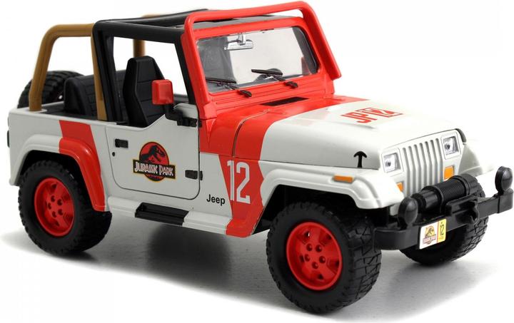 Actual product image Jada Jurassic Park 1992 Jeep Wrangler 1:24