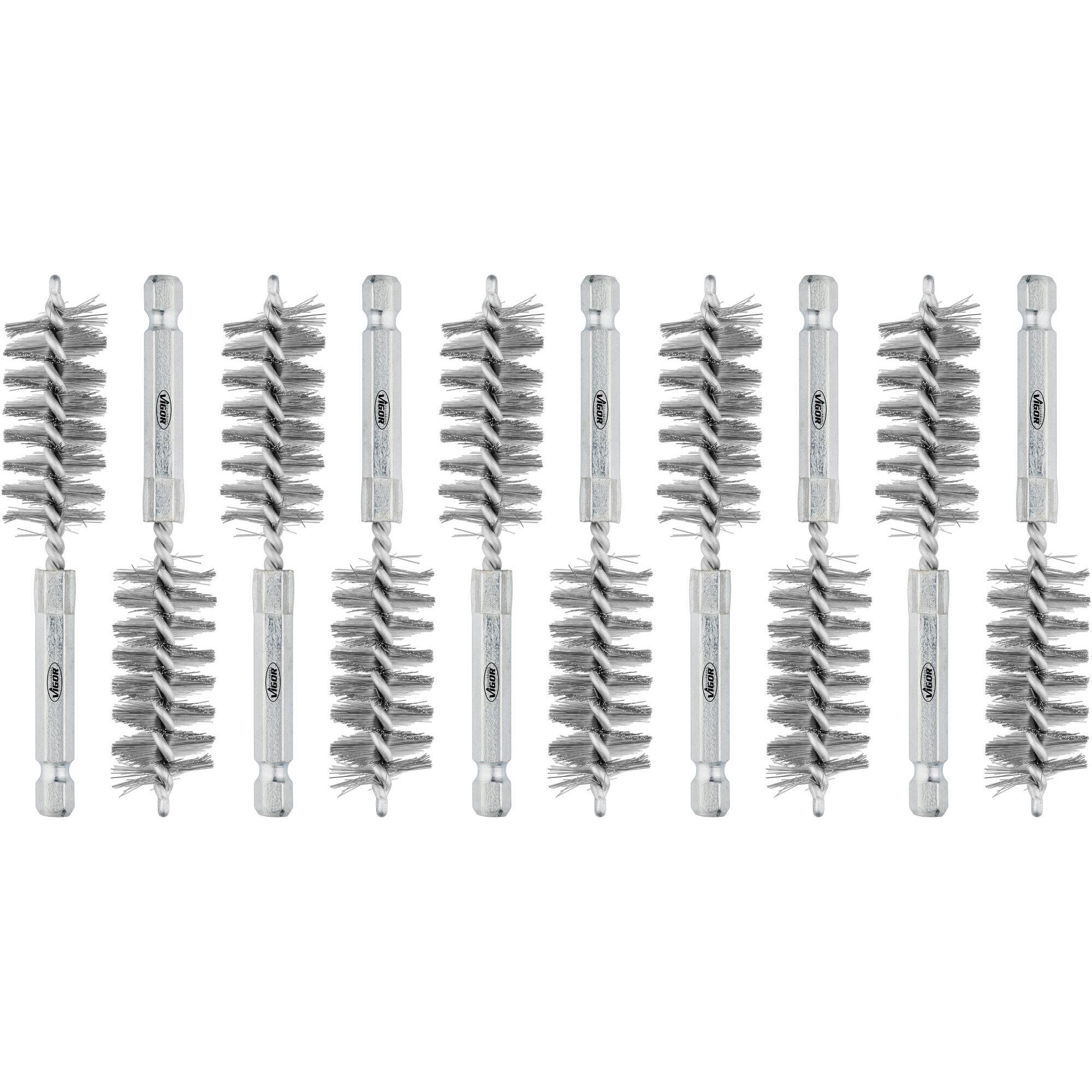 Thumbnail - Vigor, Schleifmittel, Stahlbuersten-Satz 19 mm