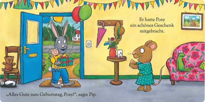 Produktbild Pip und Posy: Pip und Posy feiern Geburtstag (Deutsch, Axel Scheffler, 2022)