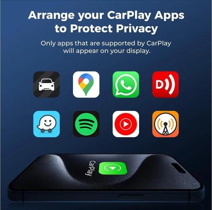 Actual product image PowerGuard Wireless Carplay Dongle für iPhone