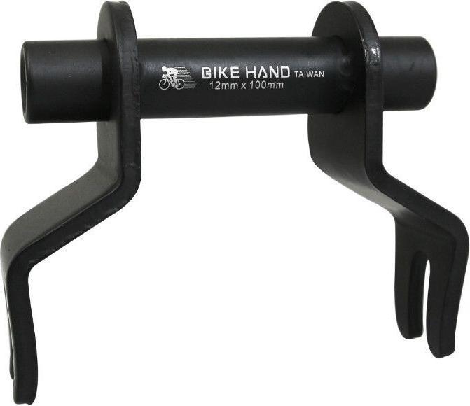 adapter for front bike carrier mounting to change from quick release to axle store (Black)