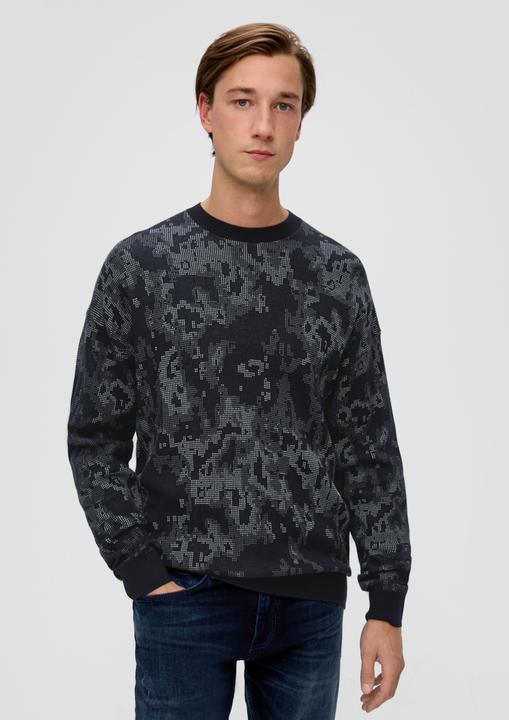 Produktbild s.Oliver Strickpullover Pullover aus Baumwolle (XXL)