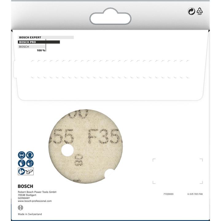 Actual product image Bosch Professional Zubehör PRO F355 sanding sheet, 150 mm, G600 (600)