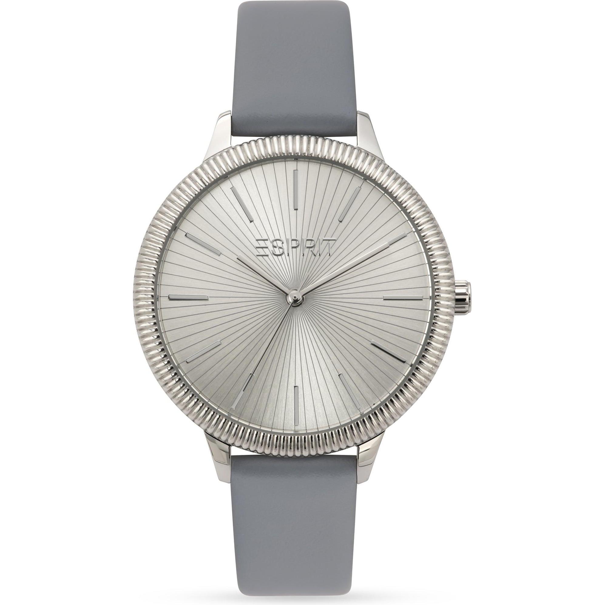 Esprit, Armbanduhr, Damenuhr, Silber, (Uhr mit Schmuckstein, 34 mm)