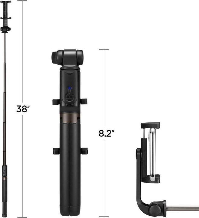 Actual product image Spigen selfie stick tripod S540W black