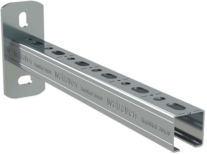 Actual product image Walraven Wall bracket RapidRail 30x30 ev L: 500 mm with cut markings