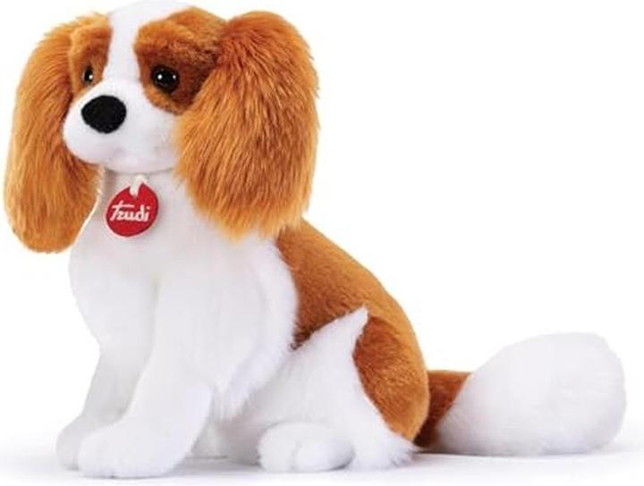 Actual product image Trudi Classic plush dog Border Collie Scott 22 x 33 x 55 cm (size XL), high-quality stuffed animal with (55 cm)