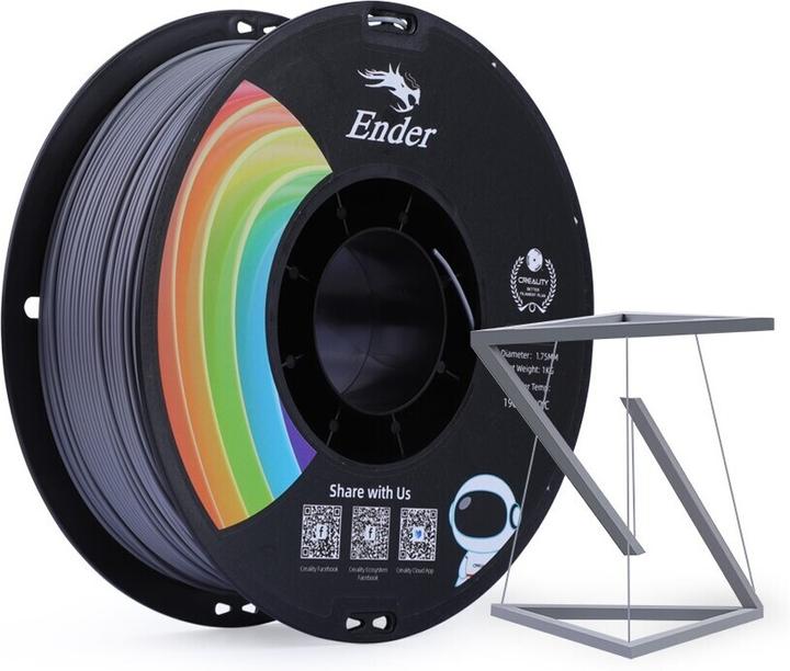 Immagine prodotto Creality Filament (PETG, 1.75 mm, 1000 g, Grigio)