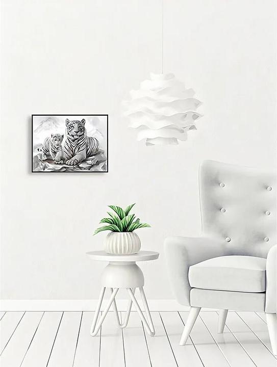 Productafbeelding Pracht Diamond Painting Tijger Moeder met welp