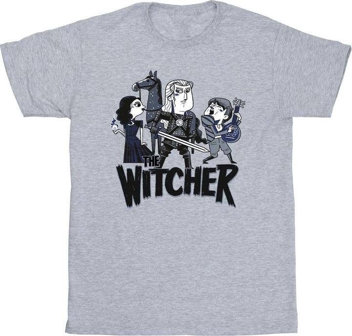 Produktbild Netflix The Witcher Team Illustrated TShirt (XL)
