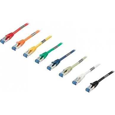 Synergy 21 Kabel Patch-RJ45 S-STP(S/FTP) 500Mhz 10.0m CAT6A *grau* AWG27 (S/FTP, CAT6a, 10 m), Netzwerkkabel