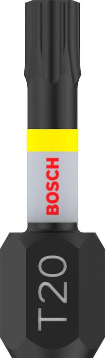 Image du produit Bosch Professional Zubehör Embout de vissage PRO Torx Impact Bit, T20, 25 mm, 2 pcs.