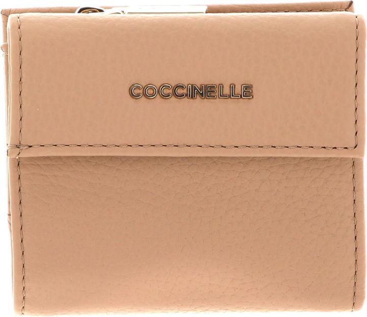 Actual product image Coccinelle Metallic Soft Mini Wallet Grainy Leather