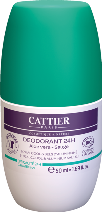 Cattier Déodorant (Roll-on, 50 ml)