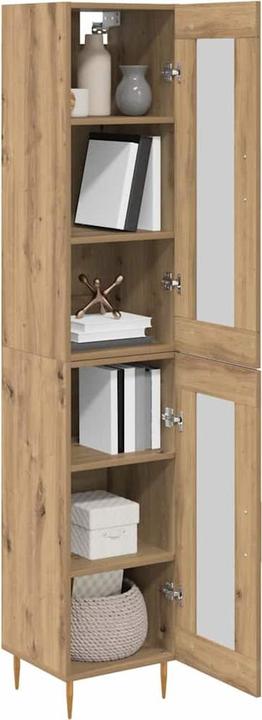 Actual product image vidaXL Moderner Buffetschrank (34 x 34 x 180 cm)