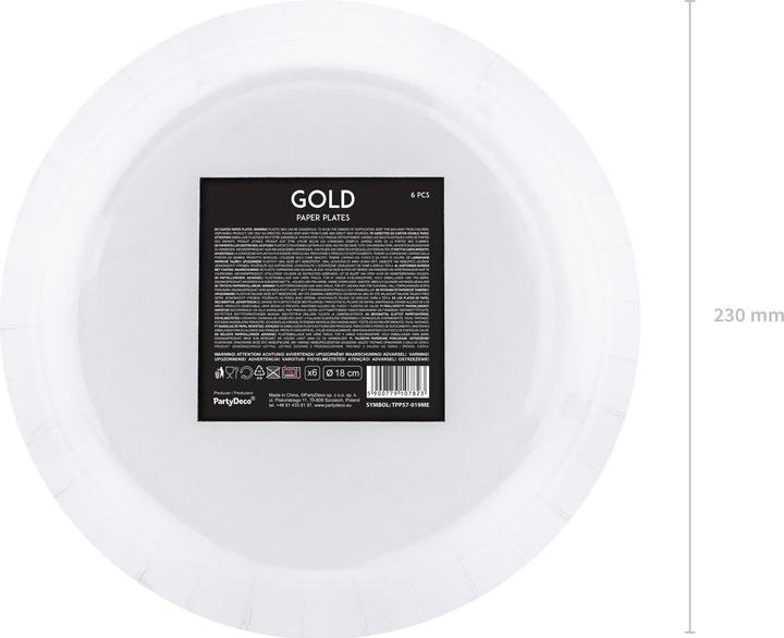 Produktbild Partydeco Pappteller (6 x)