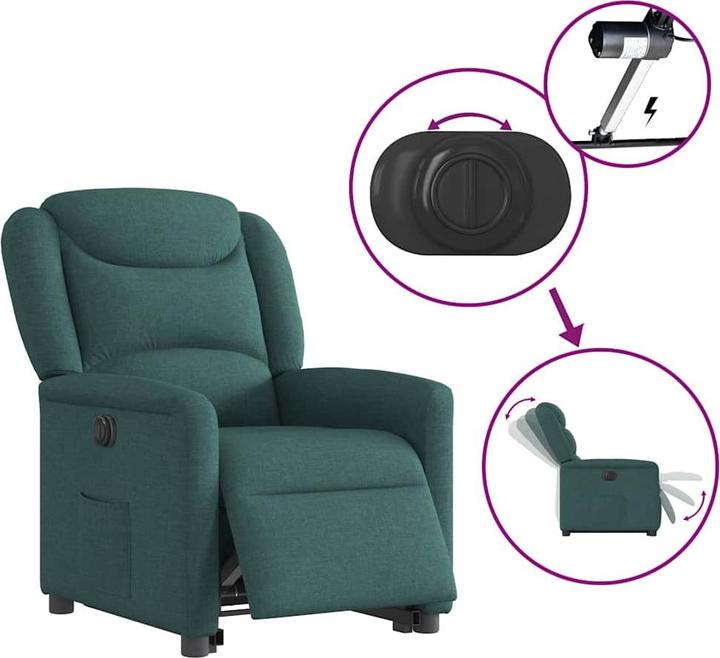 Image du produit vidaXL Relaxsessel mit Aufstehhilfe