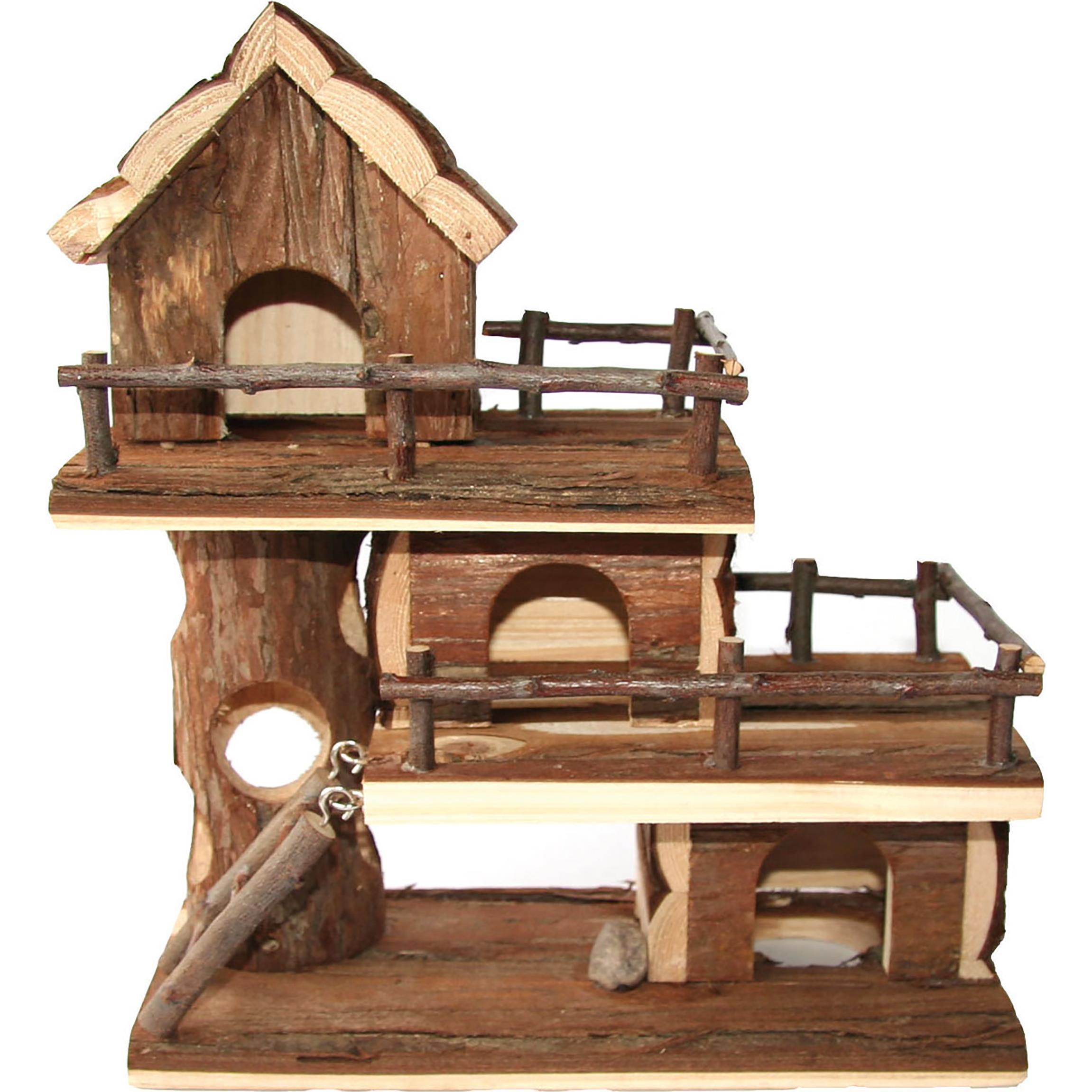 Swisspet Casetta in legno per criceti Calgary, Arredamento gabbia rodi