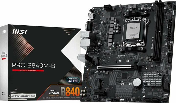 Image du produit MSI PRO B840M-B (AM5, AMD B840, mATX)