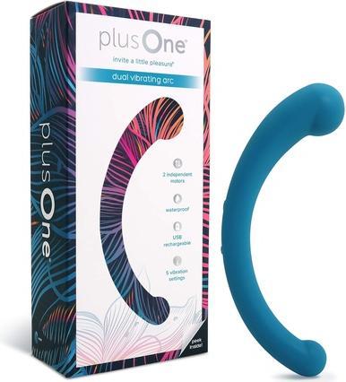 Actual product image Plus One plusOne Dual Vibrating Arch Personal Massager with 5 Powerful Vibration Settings Rechargeable Fully