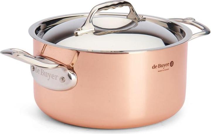 Image du produit de Buyer Marmite à inocuivre avec couvercle (20 cm, Casserole, Cuivre)