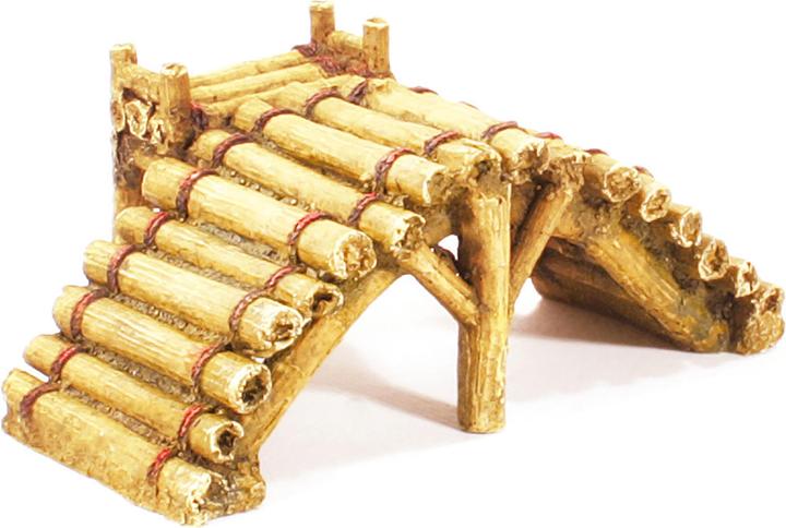 Actual product image Amazonas World Decor wooden bridge KP011-2-070A 14.5x9.5x6.3cm (Embellishment, other items)