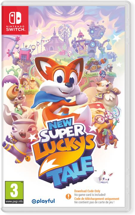 Image du produit Pqube New Super Lucky's Tale (Code in a Box) (Switch, Switch Lite, Switch OLED, DE, EN, FR, IT)