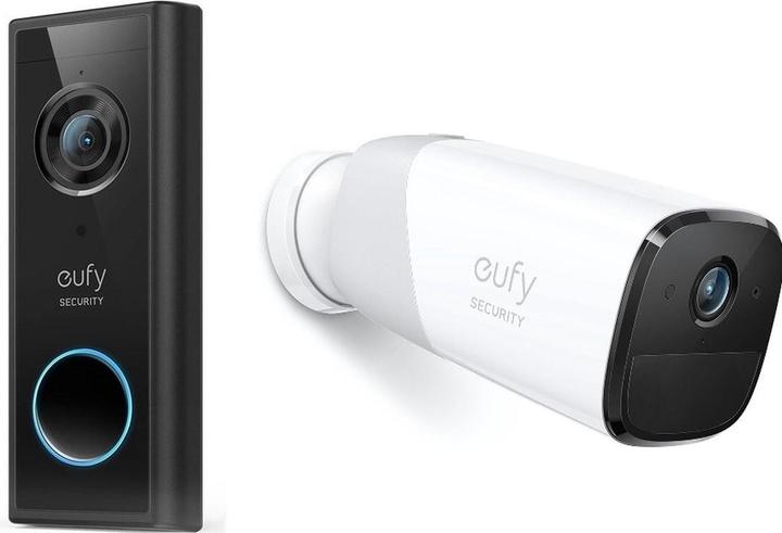 Immagine prodotto eufy S220 2K Draadloze Video Deurbel Uitbreiding + eufyCam 2 pro 2K uitbreiding -