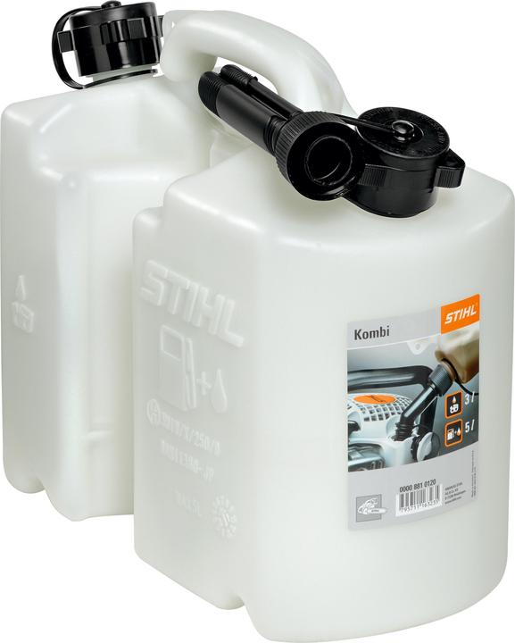 Stihl 8810120 CombiCanister per 5L di carburante e 3L di olio Trasparente