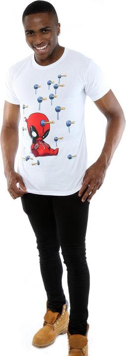 Produktbild Deadpool Cartoon Knockout TShirt (XXL)