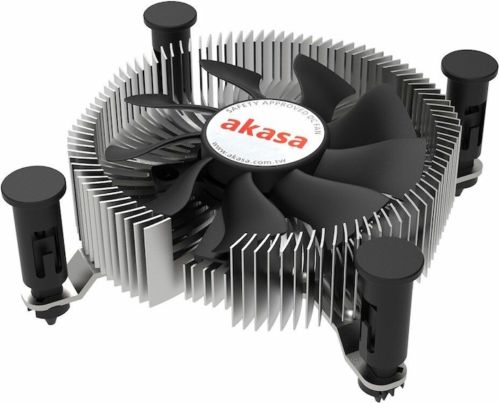 Akasa AK-CC6602HP01 Low Profile CPU-Kühler - Sockel LGA 1700, 30 mm Höhe (29.92 mm)