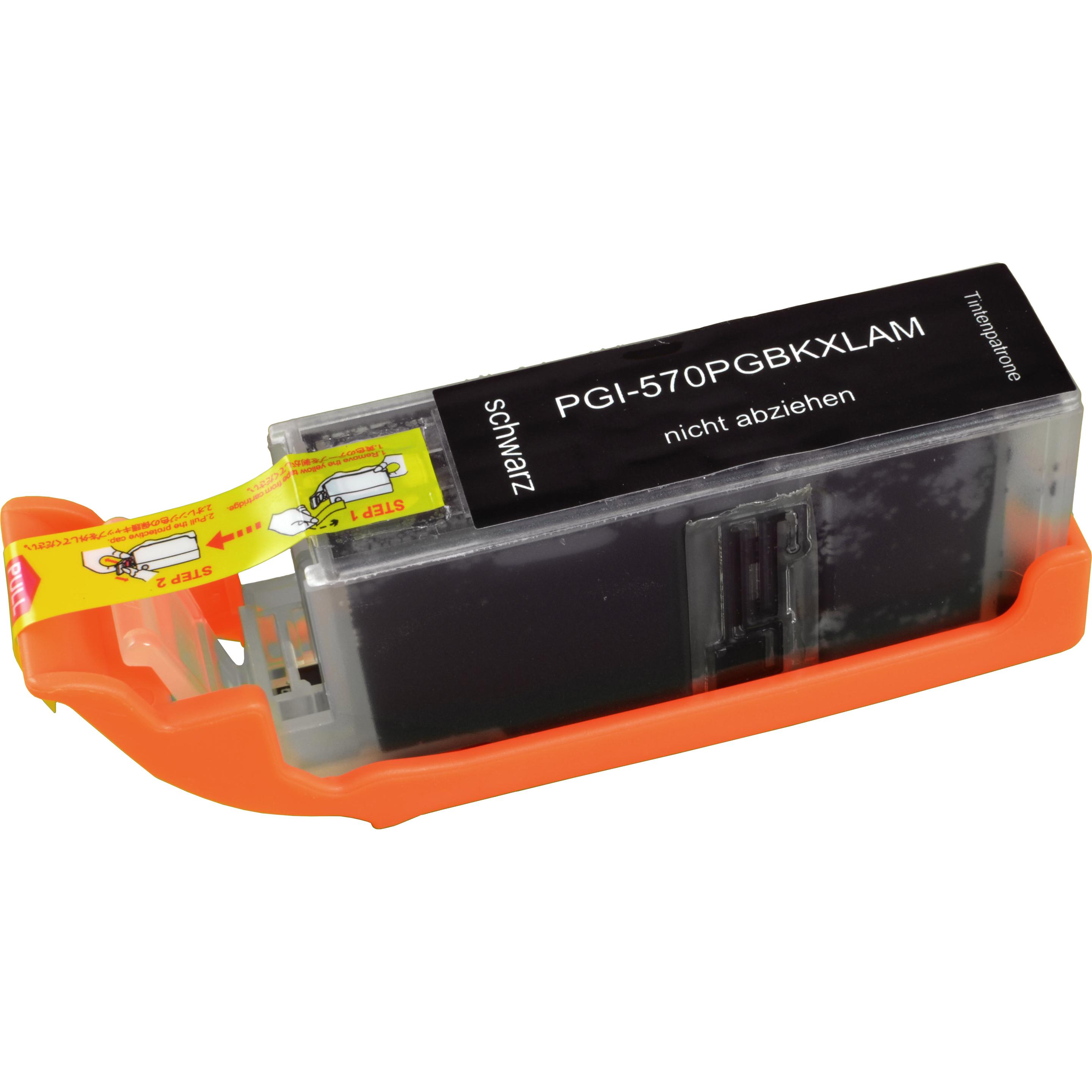 Ampertec, Druckerpatrone, Tinte ersetzt Canon PGI-570PGBKXL schwarz (BK)