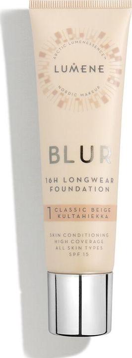 Produktbild Lumene ur smoothing foundation for all skin types SPF15 1 Classic Beige 30ml (1 Classic Beige)