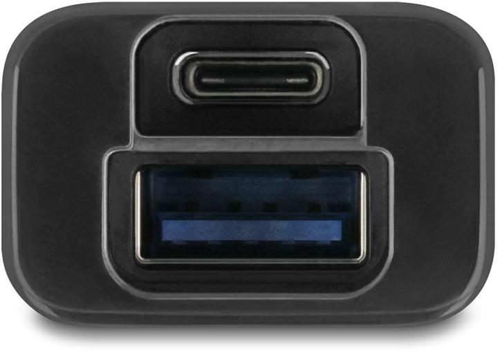 Produktbild Delock 4 Port USB Hub 5 Gbps mit USB Typ-A oder USB Type-C Anschluss in transparentem GehÃ¤use (USB-A, USB-C, 4 Ports)