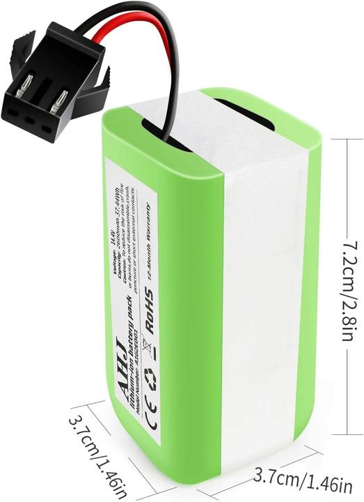 Actual product image AHJ 2600mAh replacement battery for Eufy