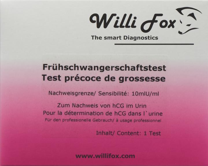 Immagine prodotto Willi Fox Test delle urine di gravidanza precoce (1 pz) (1 x)