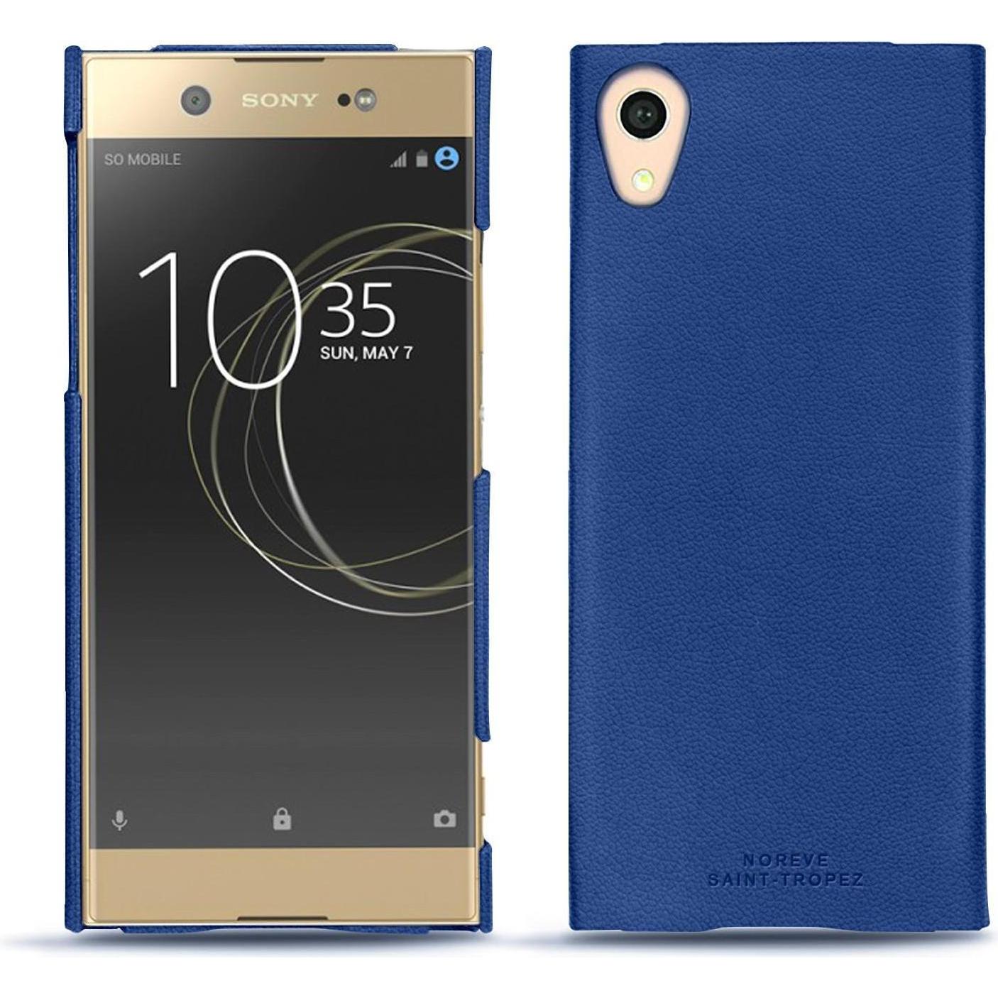 Noreve Lederschutzhülle (Sony Xperia XA1 Ultra), Smartphone Hülle, Blau