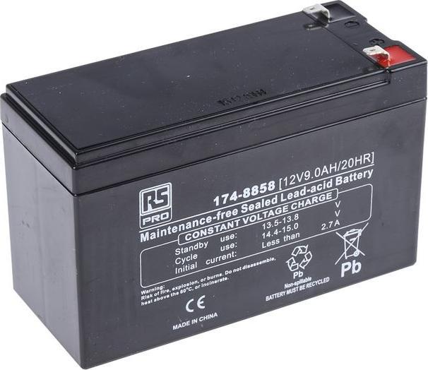 Produktbild RS PRO 12 V VRLA Lead Acid Battery (12 V, 9000 mAh)