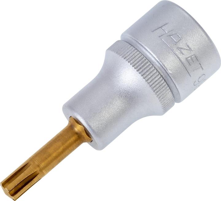 Produktbild HAZET Schraubendreher-Steckschlüsseleinsatz 991-6 ∙ Vierkant12,5 mm (1/2 Zoll) ∙ Innen Keilprofil R… (6 mm)