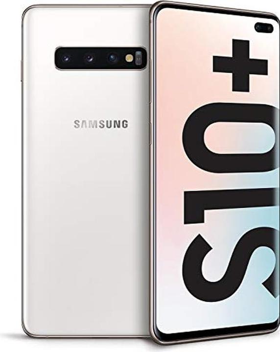 Image du produit Samsung Galaxy S10+ (512 Go, Ceramic White, 6.40", Double SIM hybride, 4G)