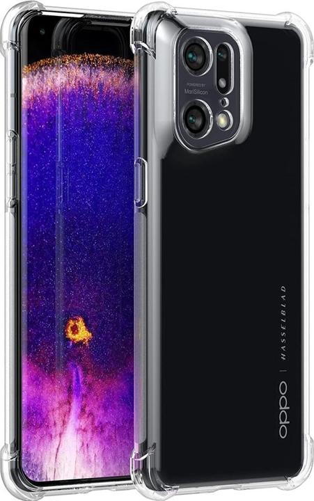 Actual product image Screenguard Crystal Soft Airbag Bumper (Oppo Find X5 Pro)