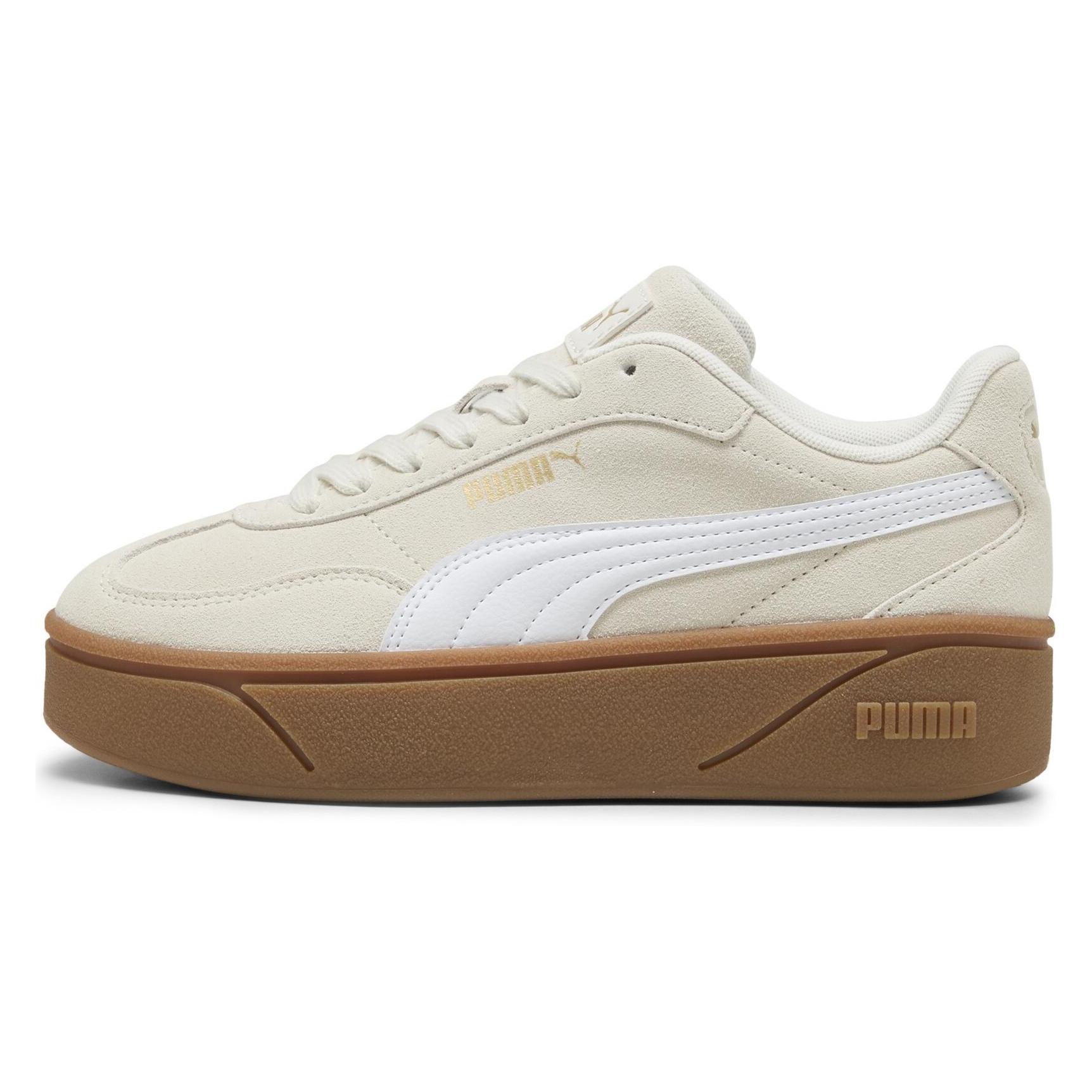 Puma, Vrouwen, Sneakers, Club Ii Era Platform Sd Wns, Wit, Grijs, (38)