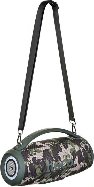 Actual product image Hoco Bluetooth speakers wireless speaker bluetooth HA4 camouflage green (4 h, Rechargeable battery operated)