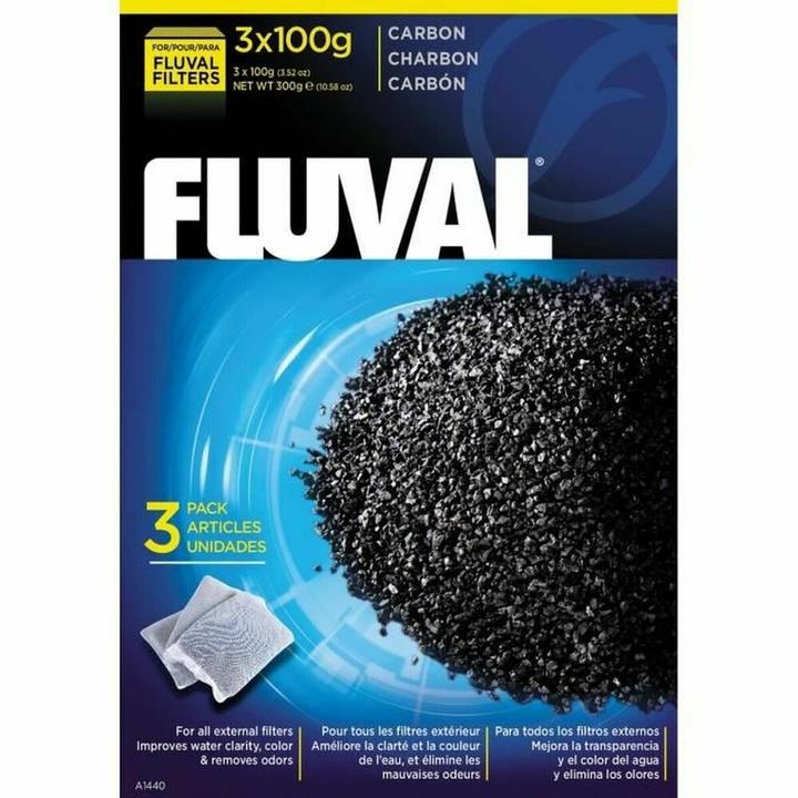 Image du produit Fluval Charbon actif (Filtres internes, Eau douce, Eau salée)